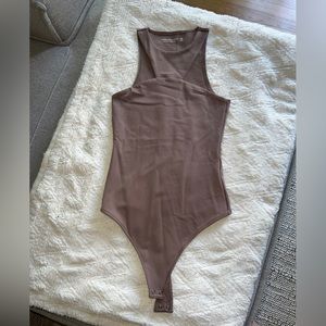NWOT Abercrombie seamless fabric high-neck bodysuit